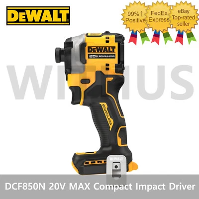 Dewalt DCF850N 20V MAX Cordless Brushless Compact Impact Driver  Body Only_ - Image 1 of 4