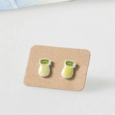 Ceramic Earring Fruit Watermelon Cherry Cartoon Ear Studs Women Jewelry Gift - Image 1 of 4