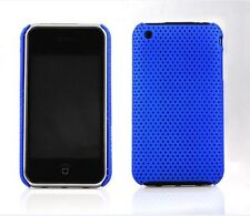 Blue ""Perforated"" iPhone 3g / 3gs Case Cover New 