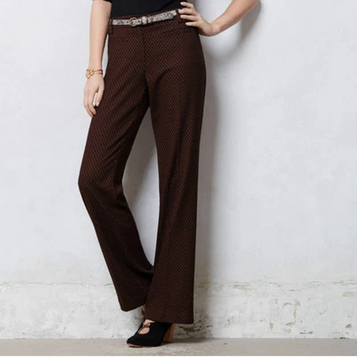 Pantalón elástico Anthropologie LEIFSDOTTIR Marola pierna ancha 6 Foto 1 de 4