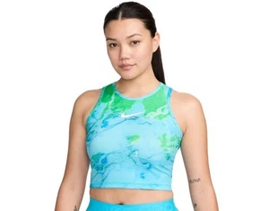 Nike Women’s Tight fit Sleeveless Tank Top Shirt Small Blue New - Picture 1 of 11