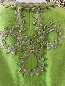 Green Waistcoat With Embroidery Detail Cosplay Costume Christmas Panto - Picture 1 of 5