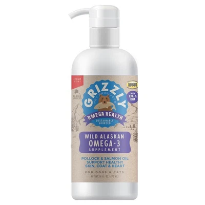 Omega Health Liquid Omega-3 Supplement for Dogs and Cats, 16 Ounce Bottle - Image 1 of 4