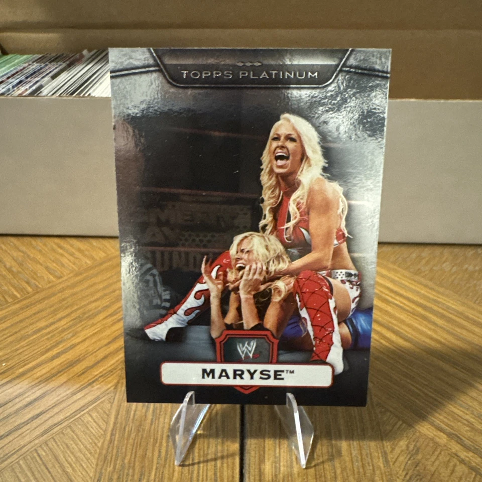 2010 Topps Platinum WWE Maryse Base Card #54 - Image 1 of 2
