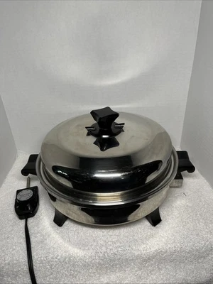 SARTÉN ELÉCTRICA HEALTH CRAFT USA 12" SS NÚCLEO ACEITE LÍQUIDO SIN AGUA K7273 Foto 1 de 4