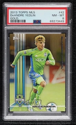 2013 Topps MLS Gold /25 DeAndre Yedlin #42 PSA 8 Rookie RC - Image 1 of 2