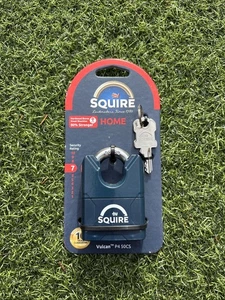 Candado Squire Vulcan P4 50CS grillete cerrado bloqueo de alta resistencia azul PVP £25 - Imagen 1 de 2
