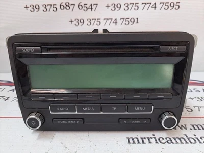 AUTORADIO PER VOLKSWAGEN Golf 6 Berlina 1K0035186AA (08>12) - Immagine 1 di 4
