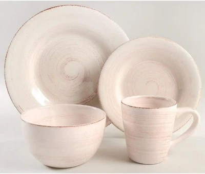 NUEVO TAG Sonoma Juego de 16 Piezas de Gres Marfil - Recoger en Houston Foto 1 de 4