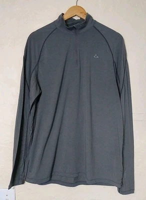 Pulôver Merino Blend by Paradox masculino tamanho L DriRelease cinza camada base ativo - Imagem 1 de 4