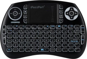 iPazzPort Mini Bluetooth & 2.4GHz Wireless Keyboard with Touchpad combo, backlit - Picture 1 of 7