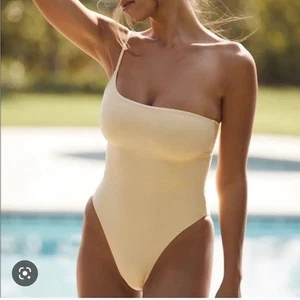 Traje de baño Monday talla grande Sicilia traje de baño de una pieza en Clementine un hombro - Imagen 1 de 5