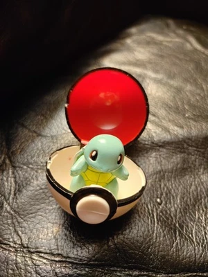 Figura Japón 1999 RARA NINTENDO POKEMON BASIC FUN BFI POKEBALL SQUIRTLE Foto 1 de 2