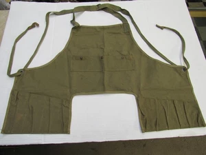 US Army Air Force Corps AAF WW2 Mechaniker Schürze Typ B-2 Khaki Canvas - Bild 1 von 18