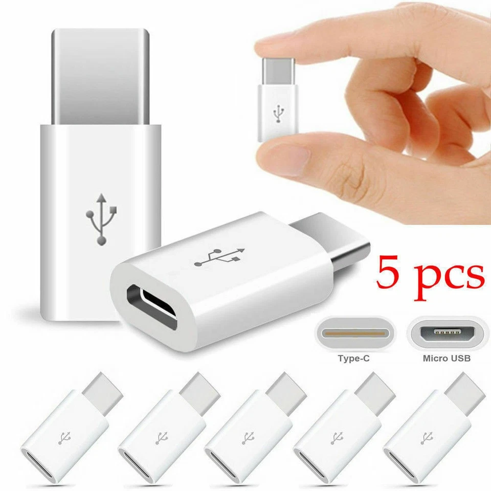 Tablet Male Android Micro USB Adapter Charging Cable Converter Type-C Connector - Image 1 of 4