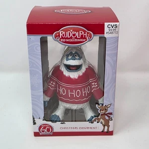 Rudolph El Reno Nariz Roja Ornamento de Vacaciones 60 Aniversario Muñeco de Nieve Abejorro - Imagen 1 de 4