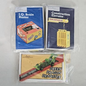2020 Annie's Young Woodworkers 3 Bausätze Hobby Club Dragster Elevator Brain Box - Bild 1 von 8