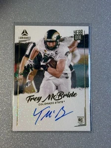 TREY MCBRIDE 2022 LUMINANCE YEAR ONE ROOKIE ON CARD RC AUTO Cardinals Sparkle - Picture 1 of 3