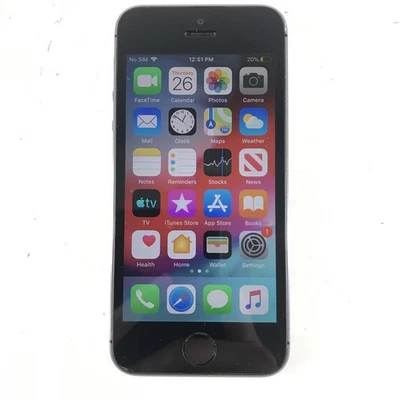 Apple iPhone 5s - 16GB - Space Gray (Locked to Bell Mobility Canada) A1533 - Image 1 of 4