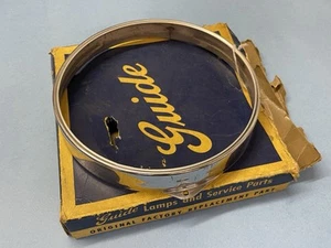 NOS Guide 1956 - 1957 Corvette Chevy GMC truck headlight ring GM # 5948399 - Picture 1 of 2