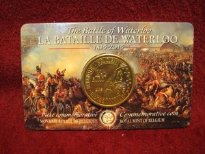 Royal Mint of Belgium 2 1/2 Euros Waterloo (Bin 3) - Picture 1 of 2