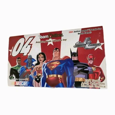 Justice League 2004 Parade Car NASCAR 1/24 Diecast Team Caliber Superman Batman  - Image 1 of 4