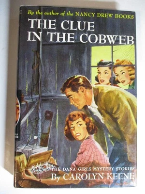 Dana Girls #8 The Clue in the Cobweb, Carolyn Keene, DJ, 1960 Edition - Image 1 of 4