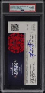 Roki Sasaki MLB Debut Ticket 2025 Tokyo Series 3/19/25 Dodgers PSA/DNA Auto 10 - Picture 1 of 2