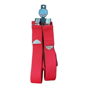 American Endurance Men's Red Suspenders - Picture 1 of 2