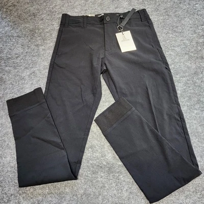 Pantalones de chándal elásticos para hombre American Rag Tech Performance negros 30x32 NUEVO Foto 1 de 4