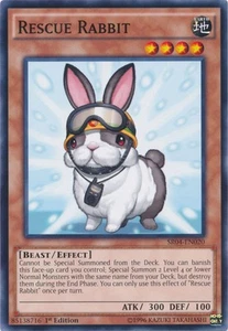 Rescue Rabbit - SR04-EN020 - Common - 1st Edition - Near Mint - Picture 1 of 1