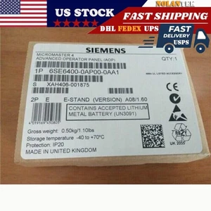 New Siemens 6SE6400-0AP00-0AA1 6SE64000AP000AA1 Advanced Operator Panel - Picture 1 of 3
