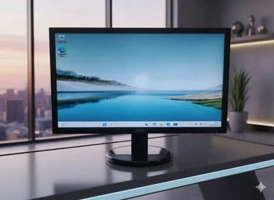 Acer K222HQL 21.5" Full HD LCD Monitor VGA DVI Widescreen Display Black ⭐️ - Image 1 of 4