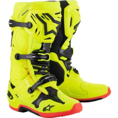 Alpinestars Motocross-Stiefel Tech 10 Flo Gelb/Schwarz/Flo Rot - Bild 1 von 4