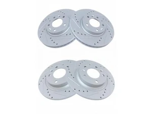TRQ 51YG33C Front and Rear Brake Rotor Set Fits 2006-2013 Mazda 6 - Picture 1 of 1