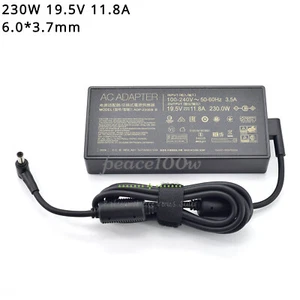230W Laptop Charger 6.0*3.7mm AC Adapter Power Supply for Asus G712LU G712LW - Picture 1 of 6