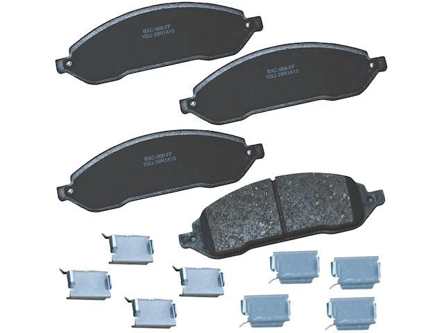 前刹车片套装适用于 04-07 福特 Mercury Freestar Monterey 3.9L V6 4.2L VX55S9 — 第 1/1 张图片