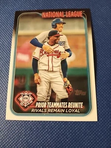 TESSERA BASEBALL 2024 TOPPS PRIOR TEAMMATES REUNITE #481 FREDDIE FREEMAN ALBIES - Foto 1 di 2