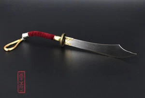 1/6 1:6 Espada Ancha China Yunshan Espada Pesada Zombies Katana Metal 17cm - Imagen 1 de 5