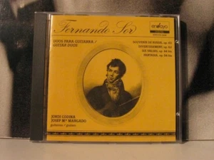 FERNANDO SOR DUOS PARA GUITARRA CODINA MANGADO CD - Foto 1 di 1