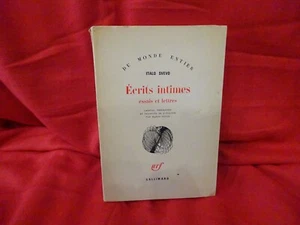 SVEVO (Italo) - Écrits intimes. Essais et lettres. Gallimard, 1973. - Picture 1 of 12