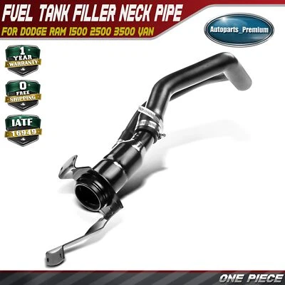 Tubo de cuello de llenado de tanque de combustible para camioneta Dodge Ram 1500 2500 3500 con tanque de 35 galones Foto 1 de 4