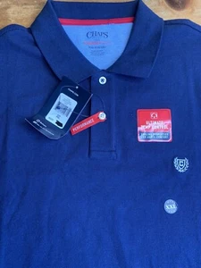 NWT Men's Chaps Blue Polo Shirt Size Large B27 - Picture 1 of 2