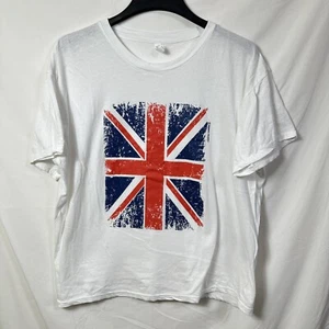 Capital London Union Jack Flag XL Graphic T-Shirt UK Punk Music United Kingdom - Picture 1 of 8