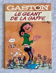 GASTON:SUBLIME EO 1972 LE GÉANT DE LA GAFFE TRÈS RARE CRAQUANT NEUF (FRANQUIN) - Imagen 1 de 14