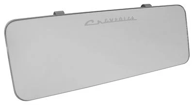 CHEVROLET EARLY CAR VANITY MIRROR WITH CHEVROLET SCRIPT ALL MODELS GM LICENSED - Image 1 of 2