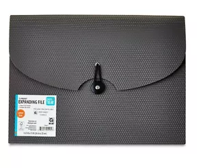 Pen+Gear 13-Pocket Letter-Size Expanding File Folder, Tabs, Textured Gray - Picture 1 of 6