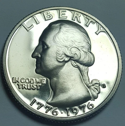 GEM PROOF 1776 1976-S Bicentennial Washington Quarter San Francisco Mint Clad Cover