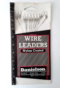 Danielson Nylon Coated 30Lb. Wire Leader 10Pcs. No. 4835 - Picture 1 of 1