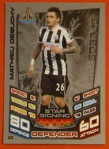 Match Attax Extra 2012/13 - Star Signing - Mathieu Debuchy of Newcastle United